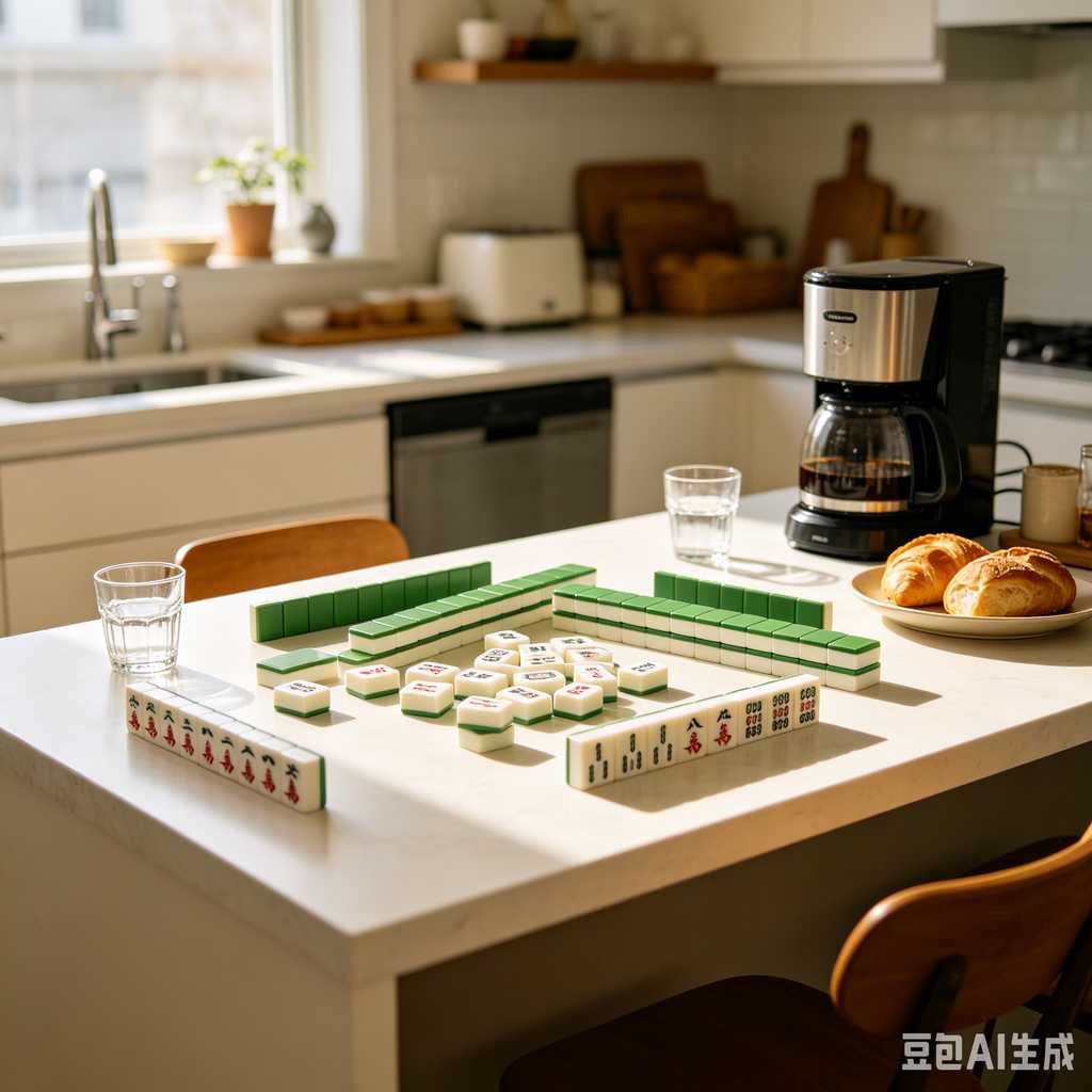 saturated color mahjong set print