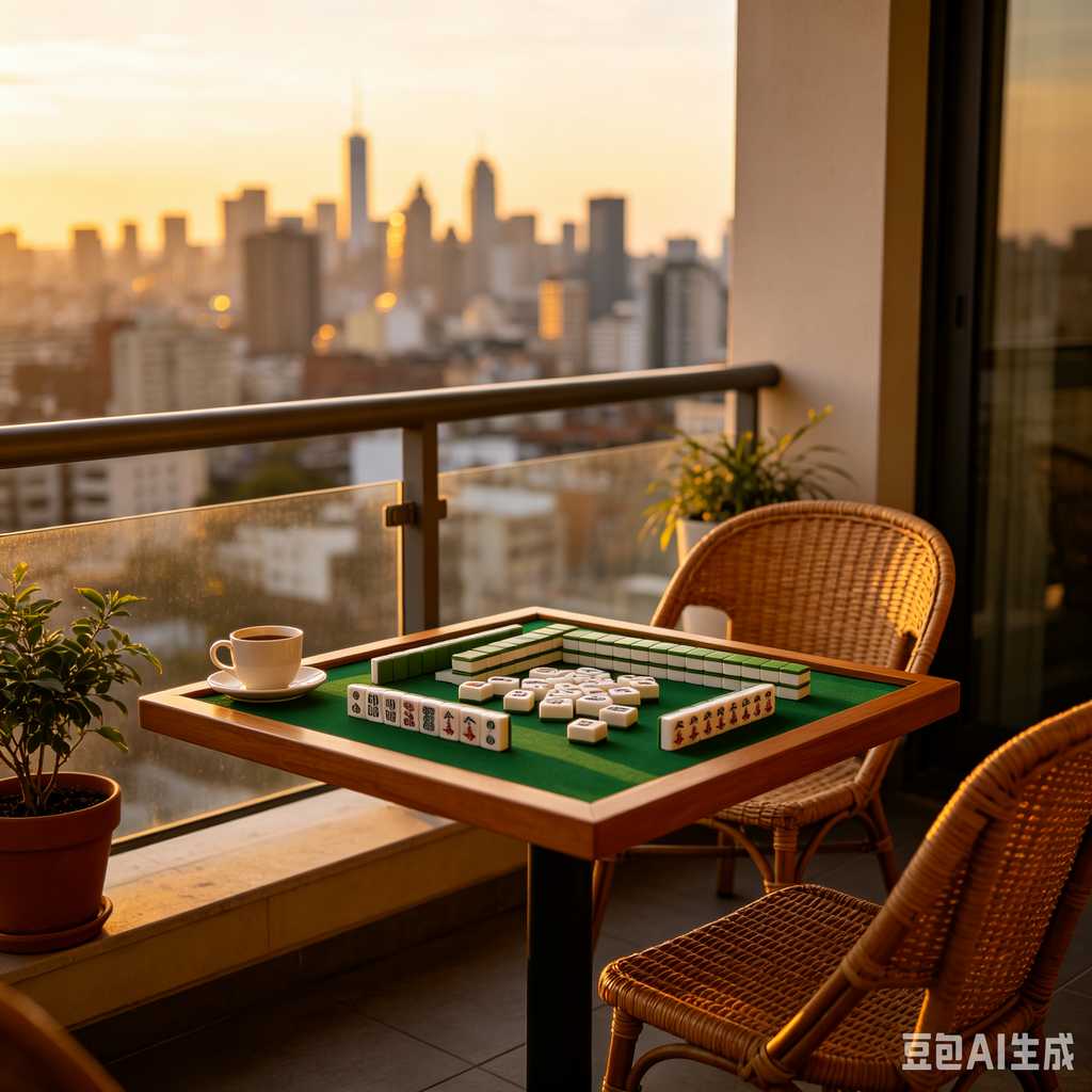 glossy mahjong tiles